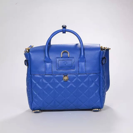 2014 A/W Mulberry Cara Delevingne Bag Indigo Quilted Nappa